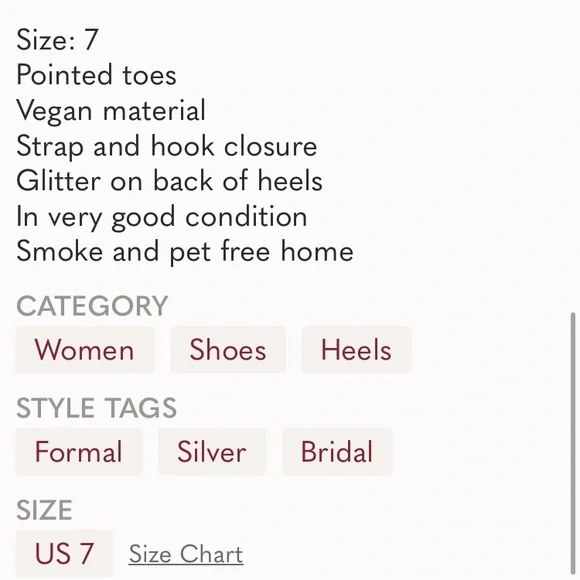 Call it Spring Metallic Heels Size: 7 - Picture 7 of 8